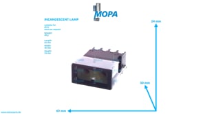 INCANDESCENT LAMP - 0005360001 suitable for MTU engines