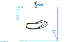 V-BELT SET - 01156941 suitable for MWM & Deutz engines