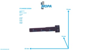 CYLINDER SCREW - 000912010047 suitable for MTU engines