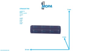 STRAIGHT PIN - 01115434 suitable for Deutz engines