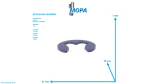 RETAINING WASHER - 01131021 suitable for Deutz engines