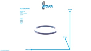 SEALING RING - 01148356 suitable for Deutz engines