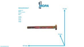 HEXAGON BOLT - 01148484 suitable for Deutz engines