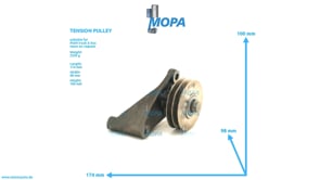 SPANNROLLE - 51958007164 passend für MAN D-Motoren