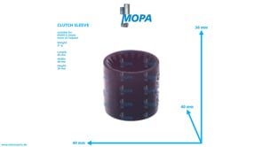 CLUTCH SLEEVE - 12036764 suitable for MWM & Deutz engines CLUTCH SLEEVE - 12036764 suitable for MWM & Deutz engines