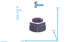 NUT - 12146188 suitable for MWM & Deutz engines