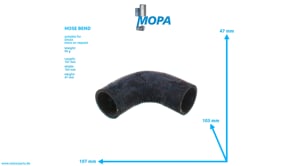 HOSE BEND - 12158640 suitable for Deutz engines