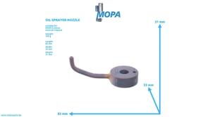 OIL SPRAYER NOZZLE - 12161314 suitable for MWM & Deutz engines OIL SPRAYER NOZZLE - 12161314 suitable for MWM & Deutz engines