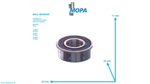 KUGELLAGER - 1660609 passend für Volvo/Volvo Penta Motoren