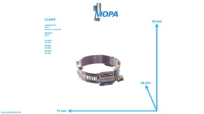 CLAMP - 3459977090 suitable for MTU engines