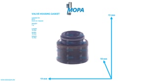 VALVE HOUSING GASKET - 3520530296 suitable for MTU engines