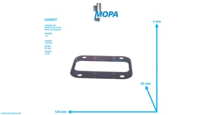 GASKET - 51069010168 suitable for MAN D engines