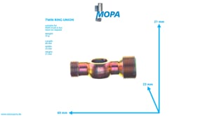 TWIN RING UNION - 51981010070 suitable for MAN D-engines TWIN RING UNION - 51981010070 suitable for MAN D-engines
