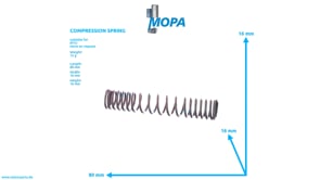 COMPRESSION SPRING - 5559932001 suitable for MTU engines