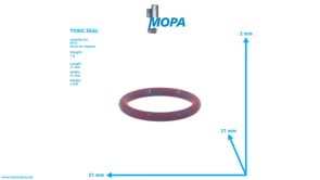 TORIC SEAL - 700429016000 suitable for MTU engines