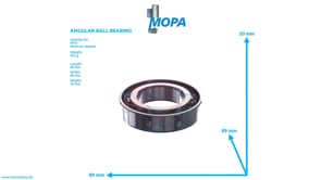 ANGULAR BALL BEARING - 705102072016 suitable for MTU engines ANGULAR BALL BEARING - 705102072016 suitable for MTU engines