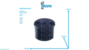 PRESSURE PLATE - 80996060300 suitable for MAN D-engines PRESSURE PLATE - 80996060300 suitable for MAN D-engines