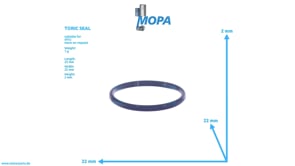 TORIC SEAL - 8499970200 suitable for MTU engines
