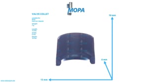 VALVE COLLET - 0000530926 suitable for MTU engines
