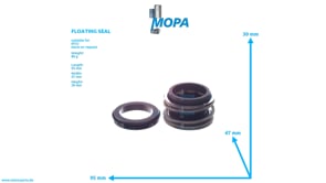 FLOATING SEAL - 0012011619 suitable for MTU engines