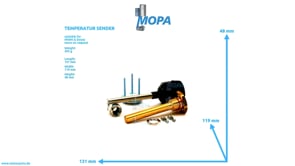 TEMPERATURGEBER - 01174095 passend für MWM & Deutz Motoren