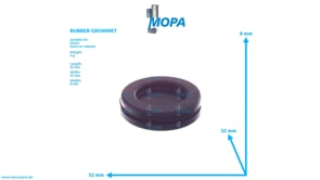 RUBBER GROMMET - 01173066 suitable for Deutz engines RUBBER GROMMET - 01173066 suitable for Deutz engines