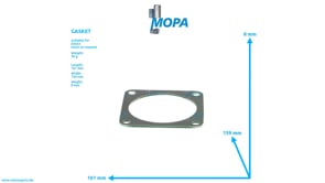 DICHTUNG - 01222938 passend für Deutz Motoren
