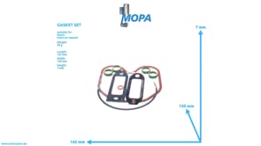 GASKET SET - 02937717 suitable for Deutz engines