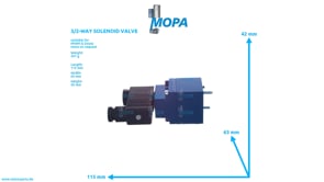 3/2-WAY SOLENOID VALVE - 04030206 suitable for MWM & Deutz engines 3/2-WAY SOLENOID VALVE - 04030206 suitable for MWM & Deutz engines