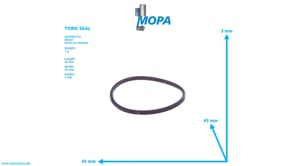 TORIC SEAL - 04233880 suitable for Deutz engines