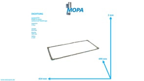 GASKET - X56110100001 suitable for MTU engines