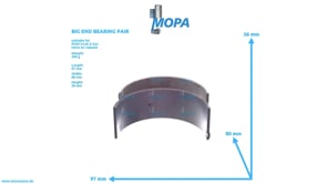 PLEUELLAGERPAAR - 51024106629 passend für MAN D-Motoren