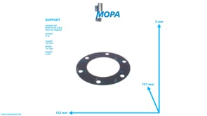 ABSTANDHALTER - 51081410038 passend für MAN D-Motoren