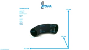 SHAPED HOSE - 5069970382 suitable for MTU engines