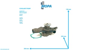 KUEHLMITTELPUMPE - 51065006515 passend für MAN D Motoren