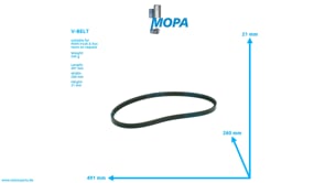 V-BELT - 51968200275 suitable for MAN D-engines