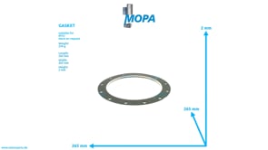 GASKET - 5261420280 suitable for MTU engines