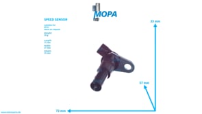 SPEED SENSOR - 0005352233 suitable for MTU engines