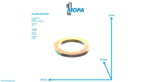 PLAIN WASHER - 01107560 suitable for Deutz engines