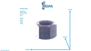 UNION NUT - 01119064 suitable for MWM & Deutz engines