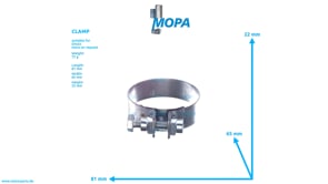 CLAMP - 01172976 suitable for Deutz engines