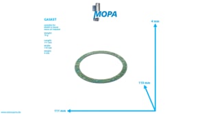 GASKET - 01179652 suitable for MWM & Deutz engines