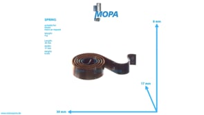 SPRING - 01290139 suitable for Deutz engines