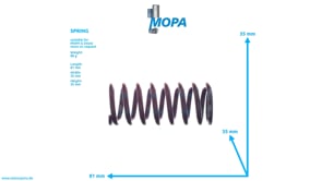SPRING - 01321323 suitable for MWM & Deutz engines
