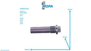SCREW PLUG - 04062752 suitable for MWM & Deutz engines