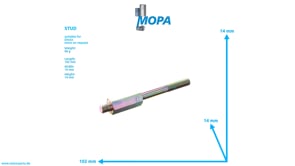 STUD - 04157102 suitable for Deutz engines