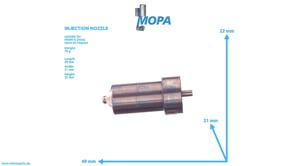 INJECTION NOZZLE - 12029685 suitable for MWM & Deutz engines