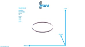 SNAP RING - 12035121 suitable for MWM & Deutz engines