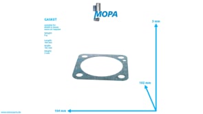 GASKET - 12154705 suitable for MWM & Deutz engines