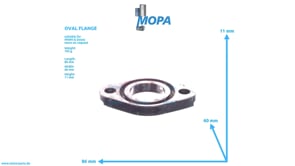 OVAL FLANGE - 12312115 suitable for MWM & Deutz engines